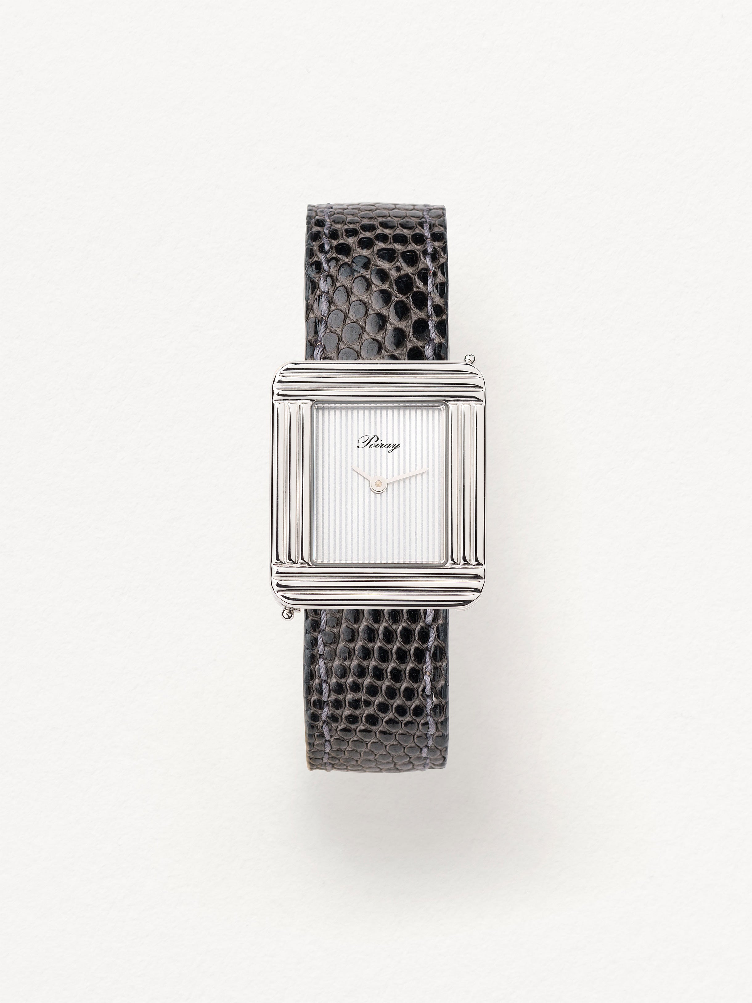 Bracelet De Montre Cuir L zard Gris Anthracite Maison Poiray Poiray bracelet-de-montre-cuir-l-zard-gris-anthracite-maison-poiray-poiray