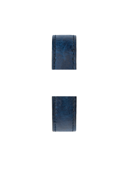 Marine / 15mm / Plaqué or jaune