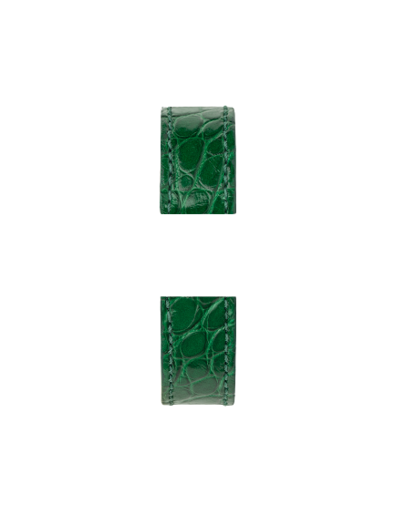 Émeraude / 15mm / Plaqué or jaune