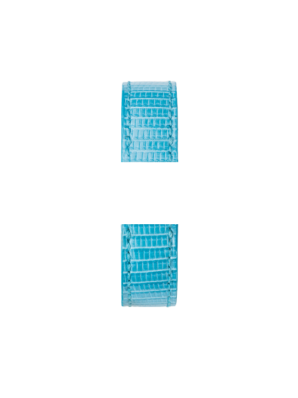 Bleu ciel / 15mm / Plaqué or jaune