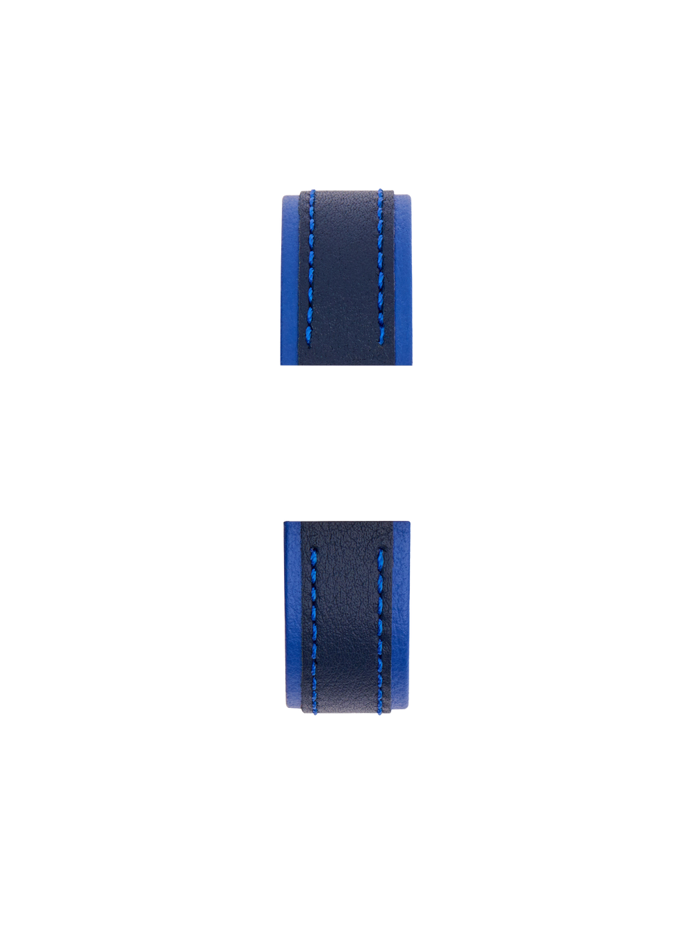 Bleu nuit / 15mm / Plaqué or jaune