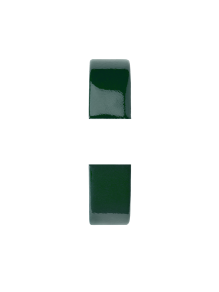 Vert bouteille / 15mm / Or jaune