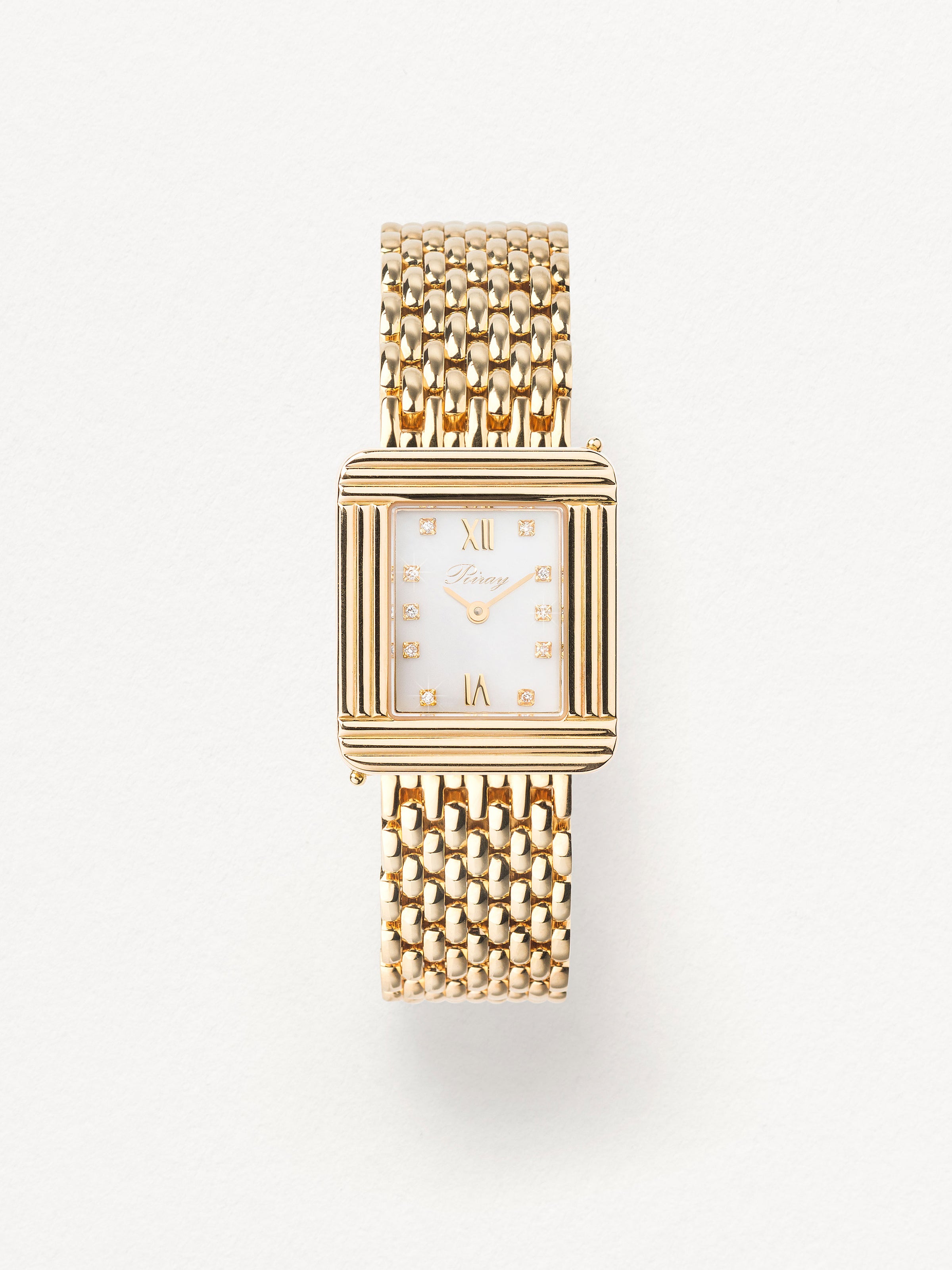 Yellow gold-plated steel rice grain