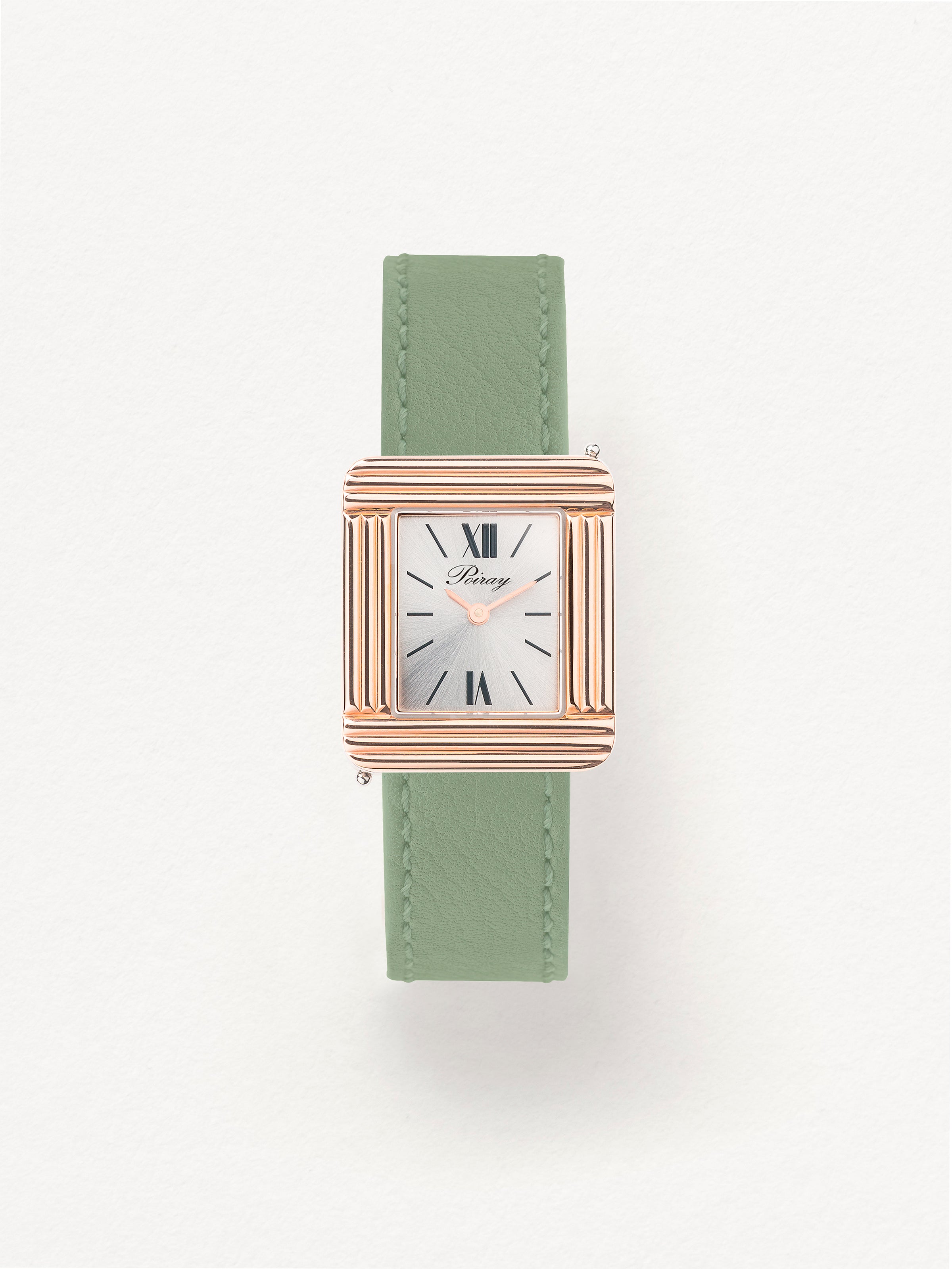 Veau sellier vert tilleul