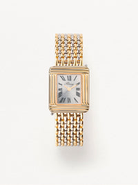 Grain de riz bicolore acier plaqué or jaune