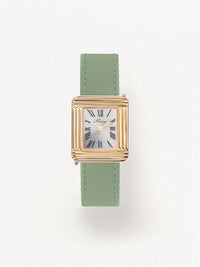 Veau sellier vert tilleul