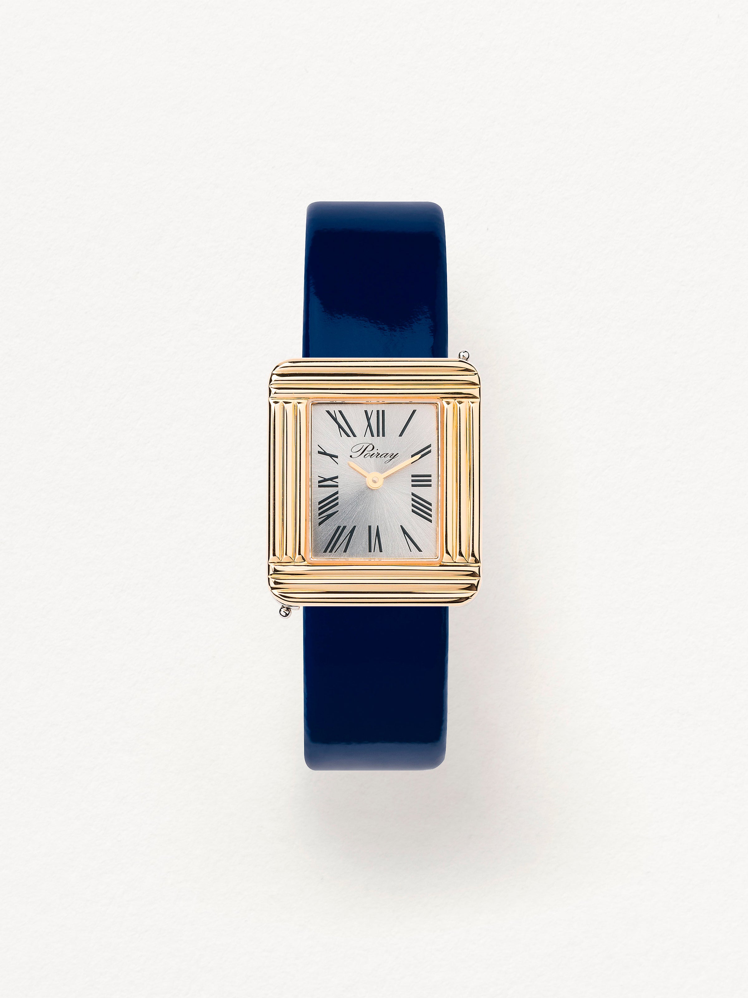 Veau vernis bleu marine