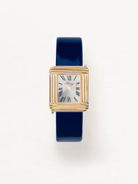 Veau vernis bleu marine