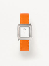 Veau sellier orange