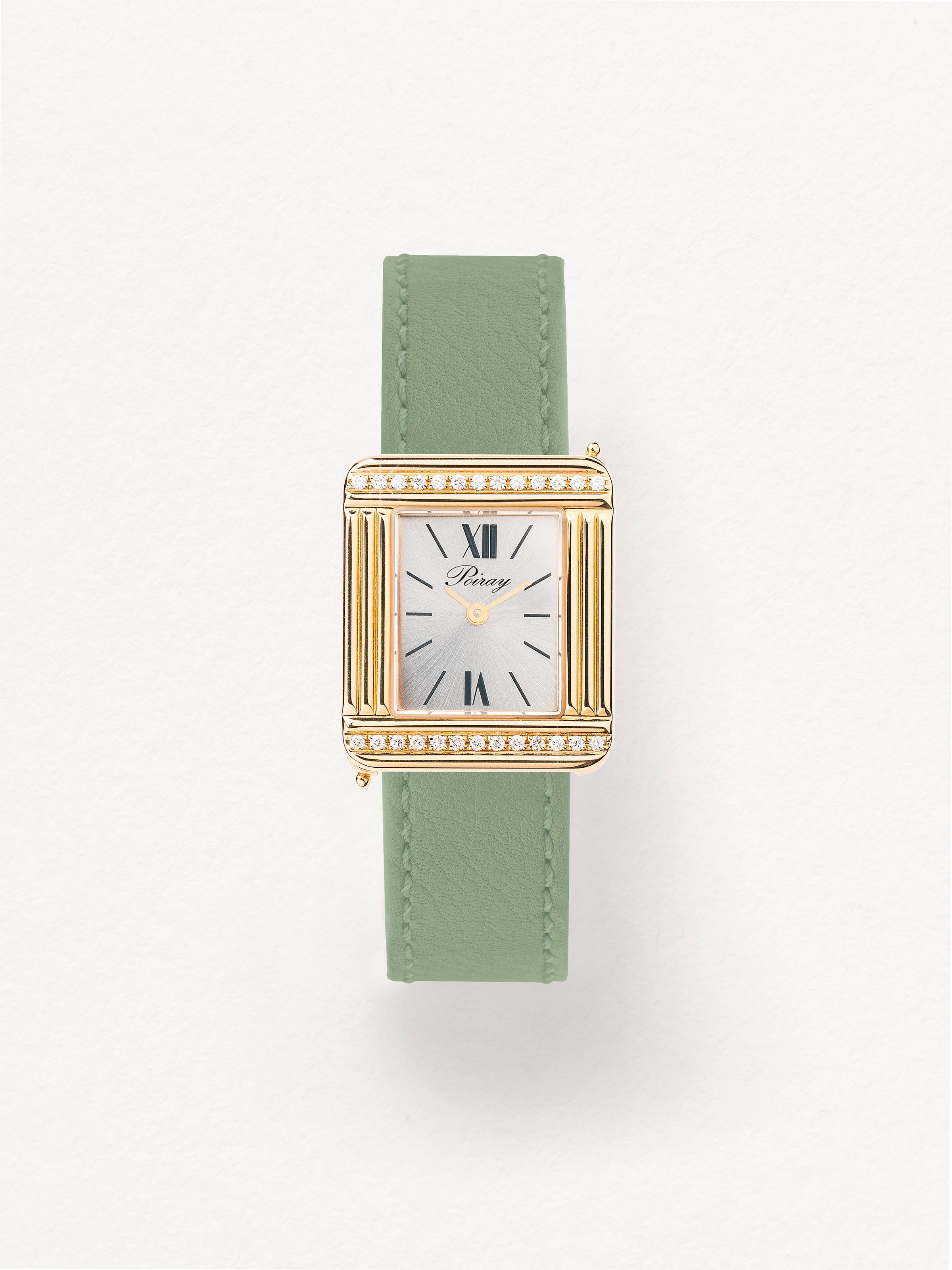 Veau sellier vert tilleul