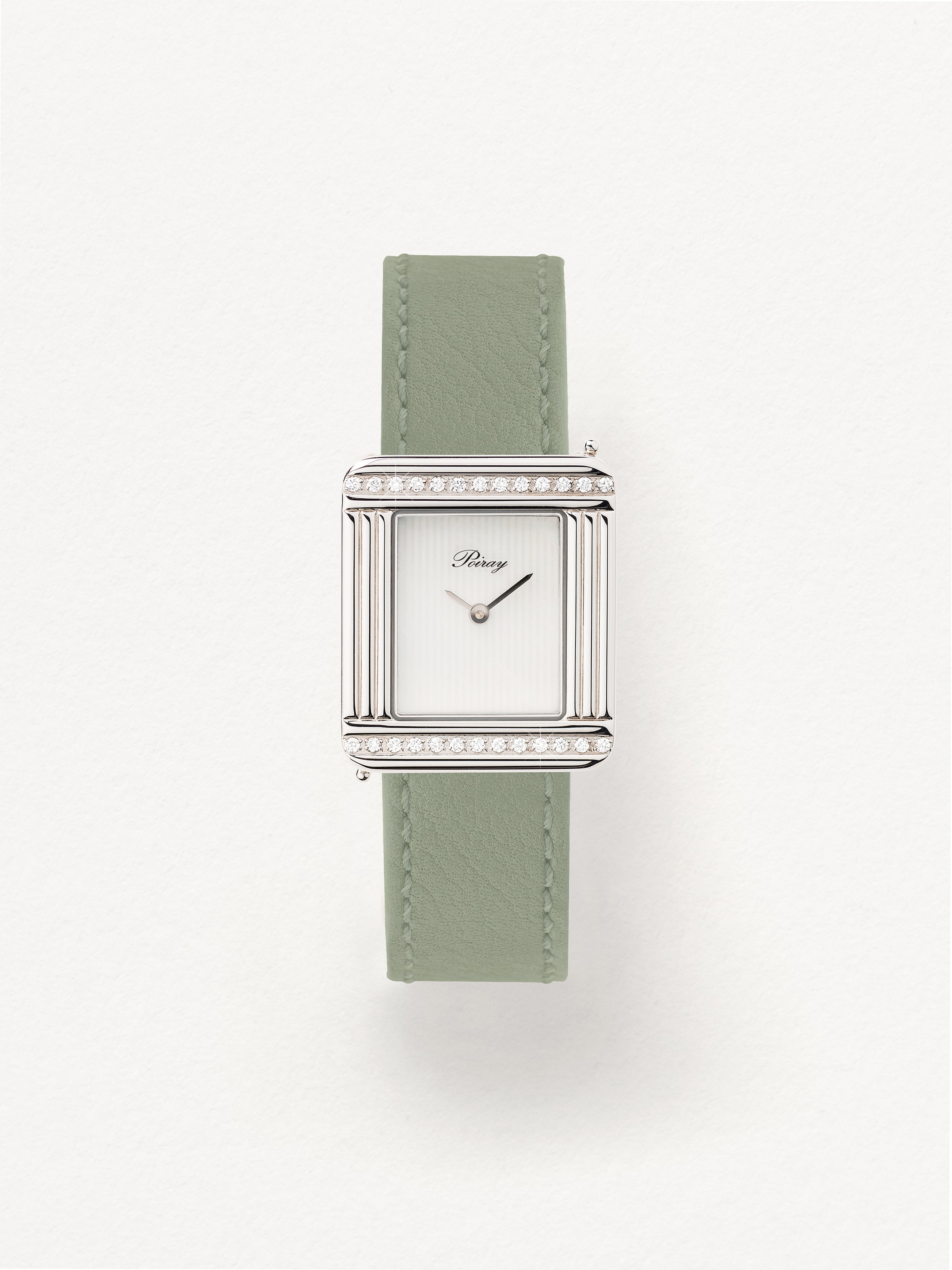 Veau sellier vert tilleul