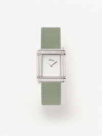Veau sellier vert tilleul