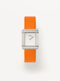 Veau sellier orange