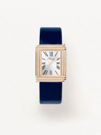 Veau verni bleu marine