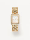 Yellow gold-plated steel rice grain