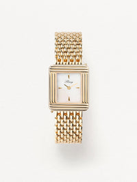 Yellow gold-plated steel rice grain