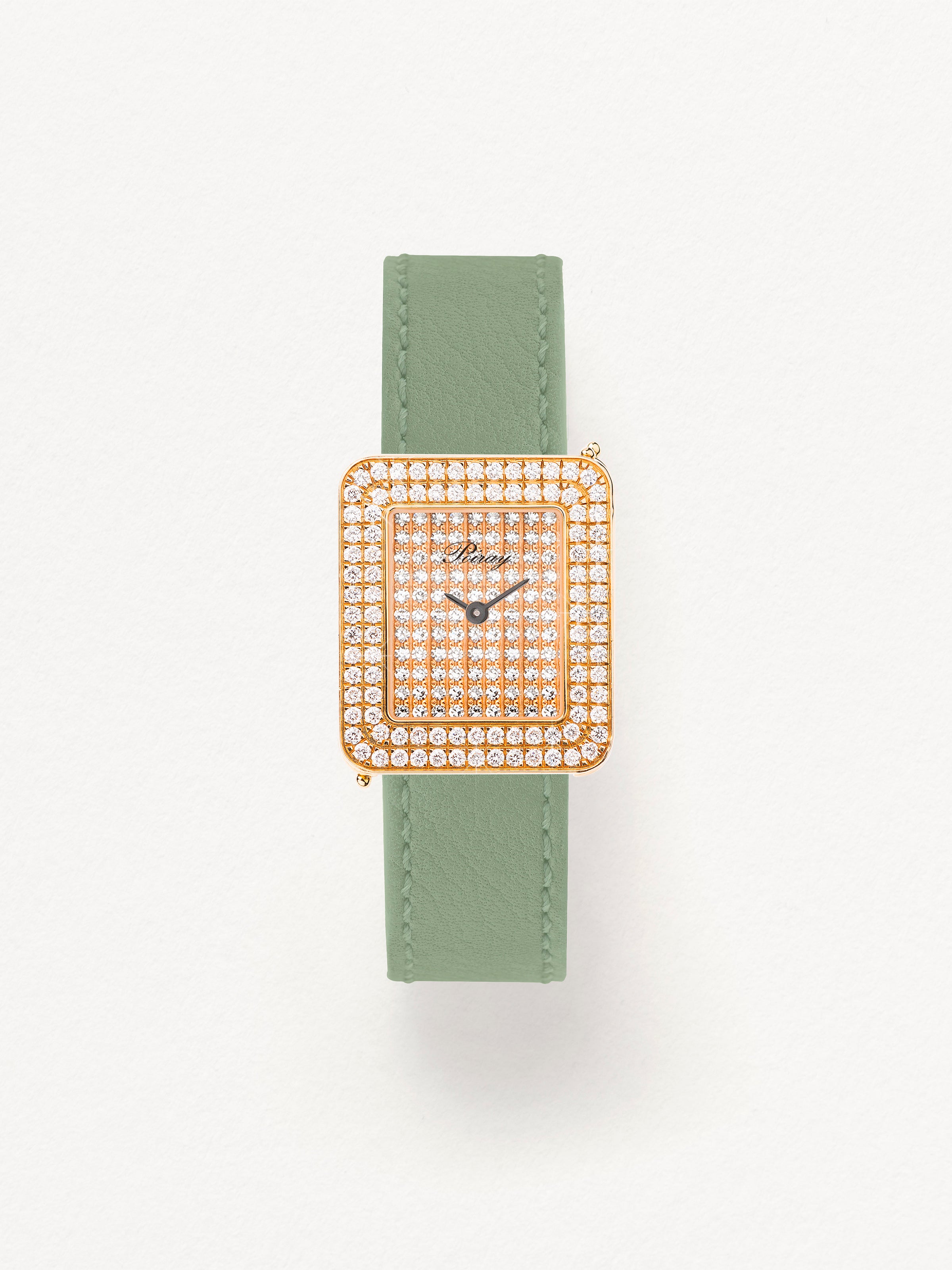 Veau sellier vert tilleul