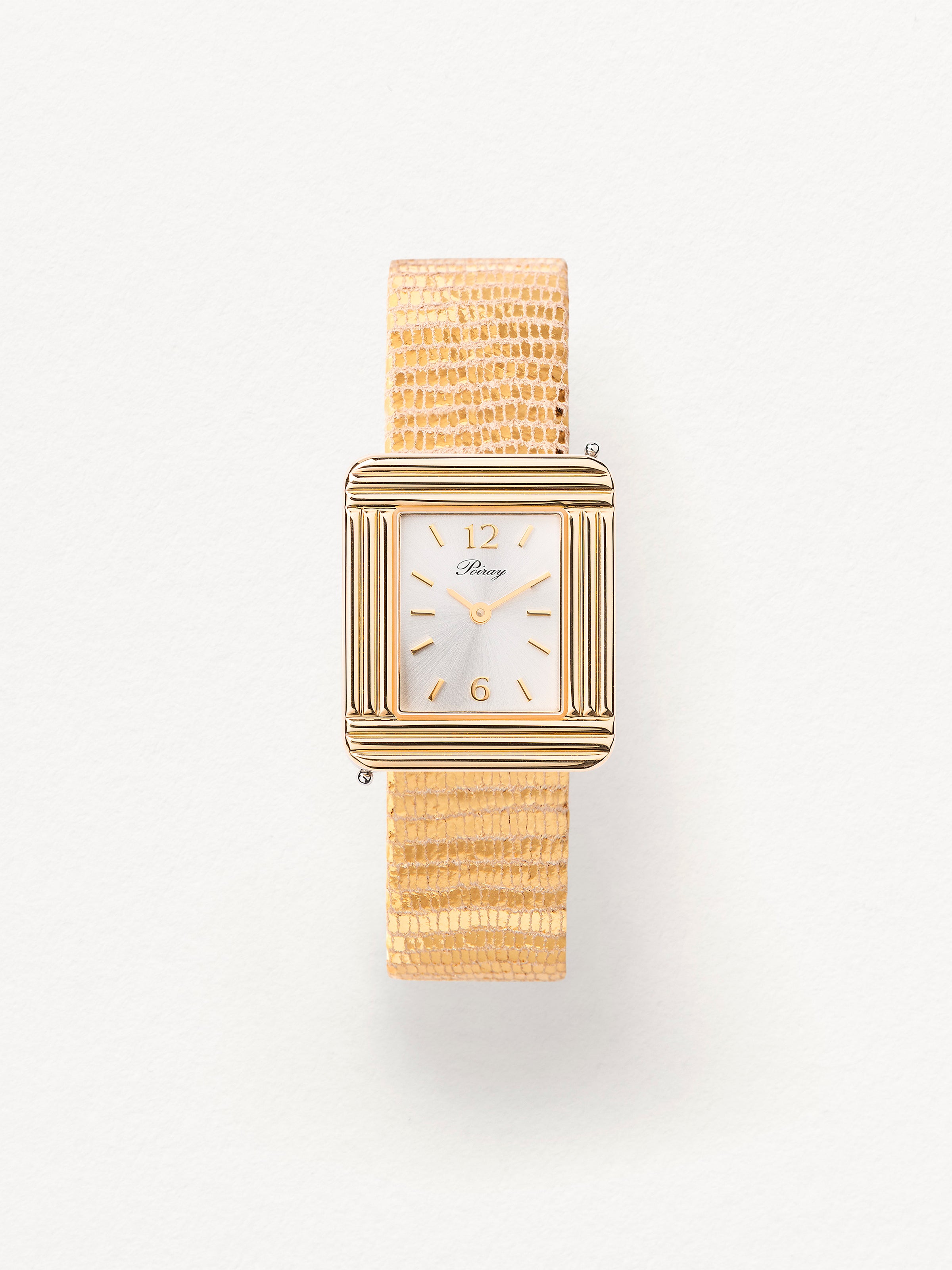 Lizard-style gold goat