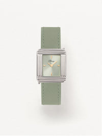 Veau sellier vert tilleul