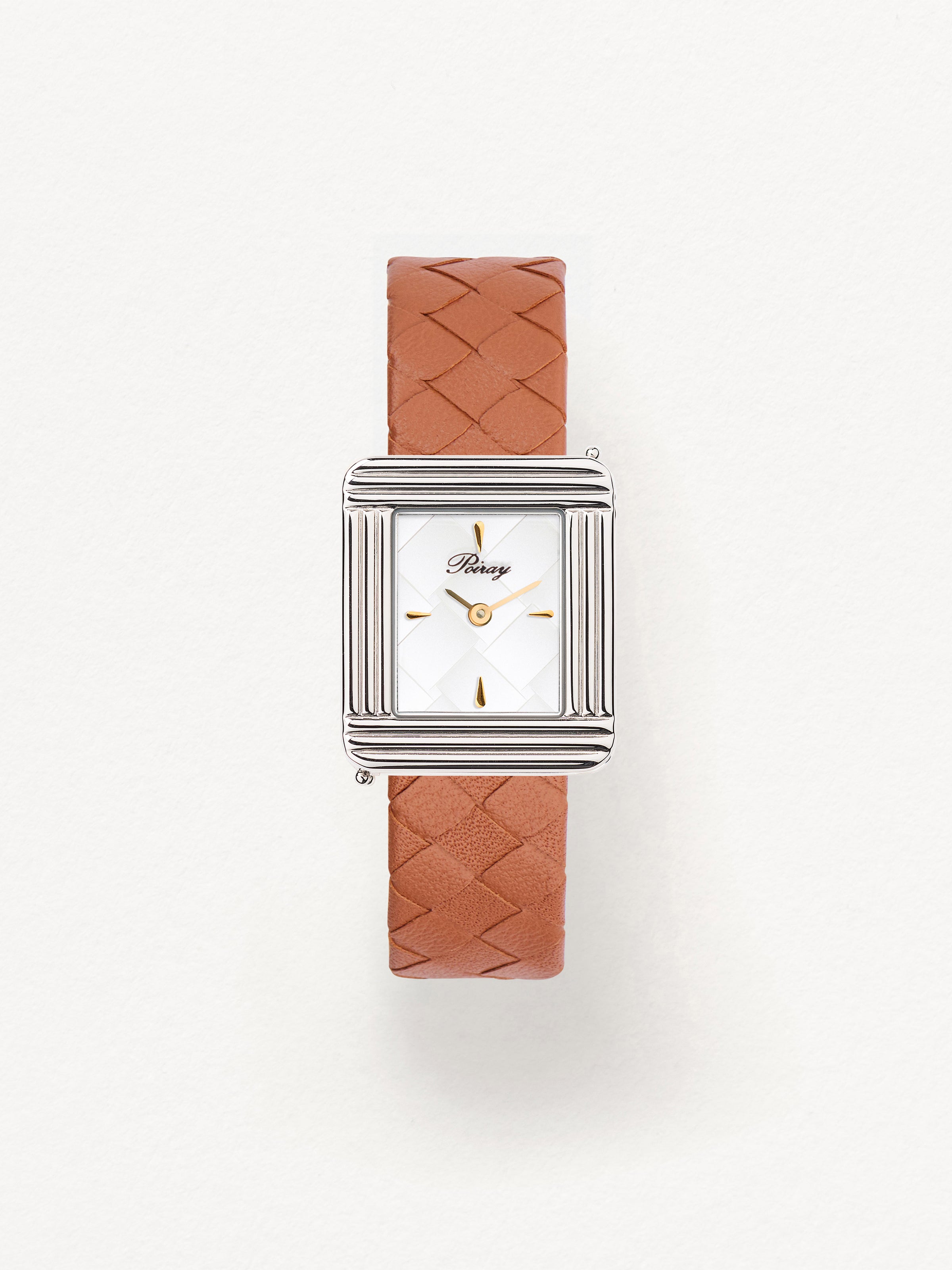 Veau tressé noisette