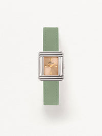 Veau sellier vert tilleul