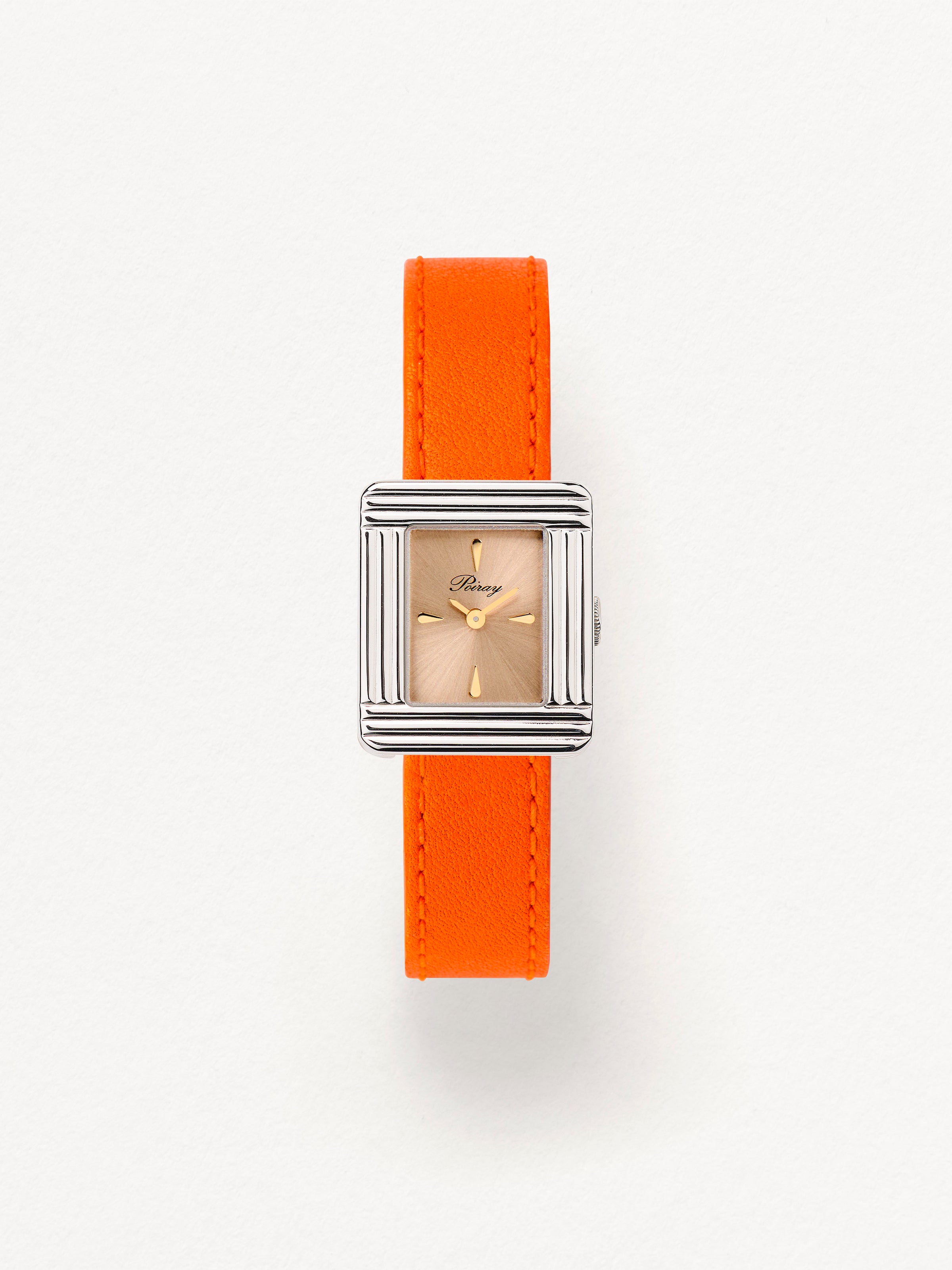 Veau sellier orange