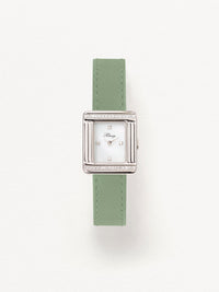 Veau sellier vert tilleul