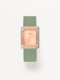 Veau sellier vert tilleul