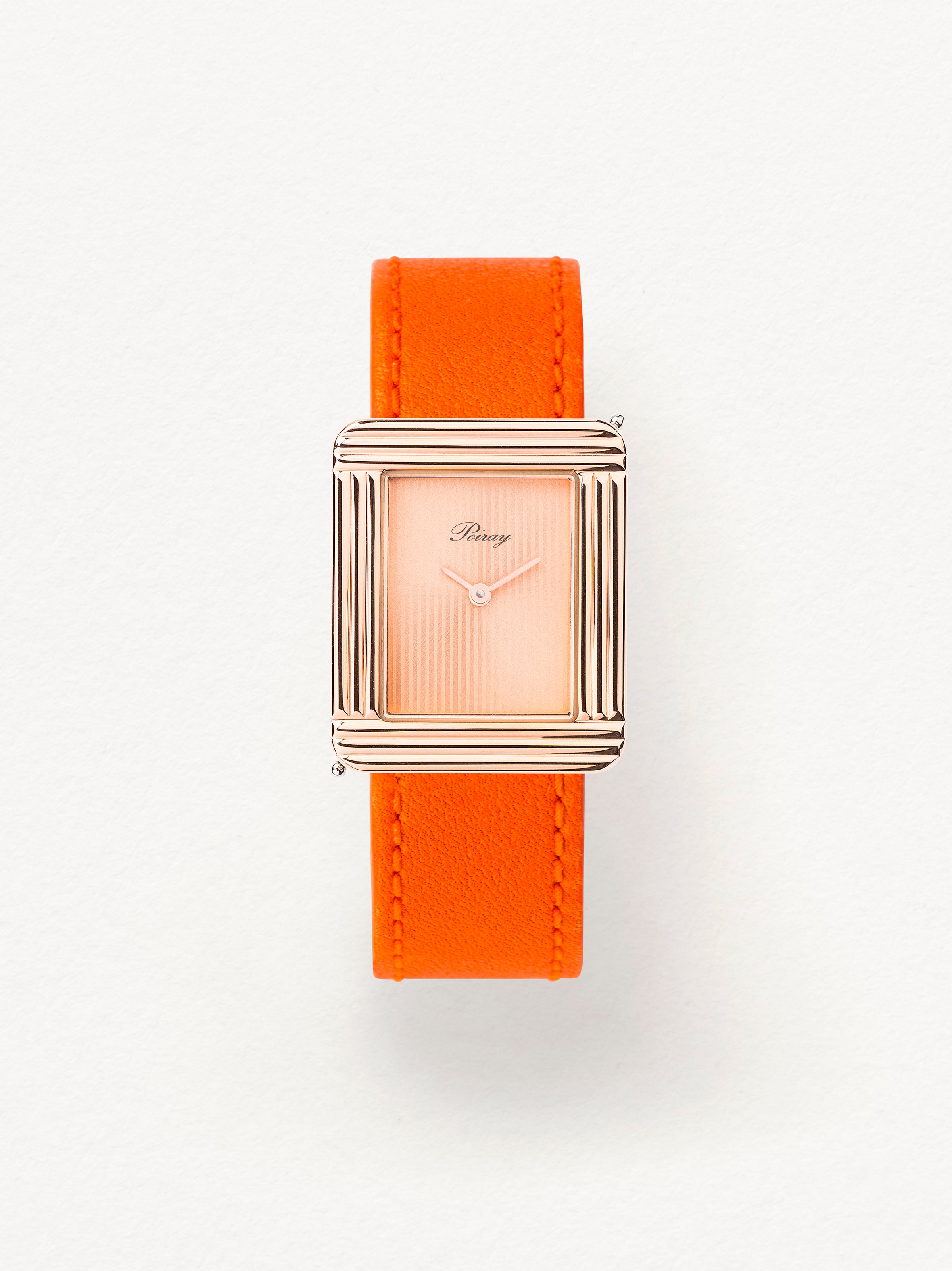 Veau sellier orange