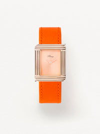 Veau sellier orange