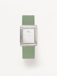 Veau sellier vert tilleul