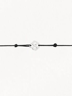 Bracelet Cœur Entrelacé argent