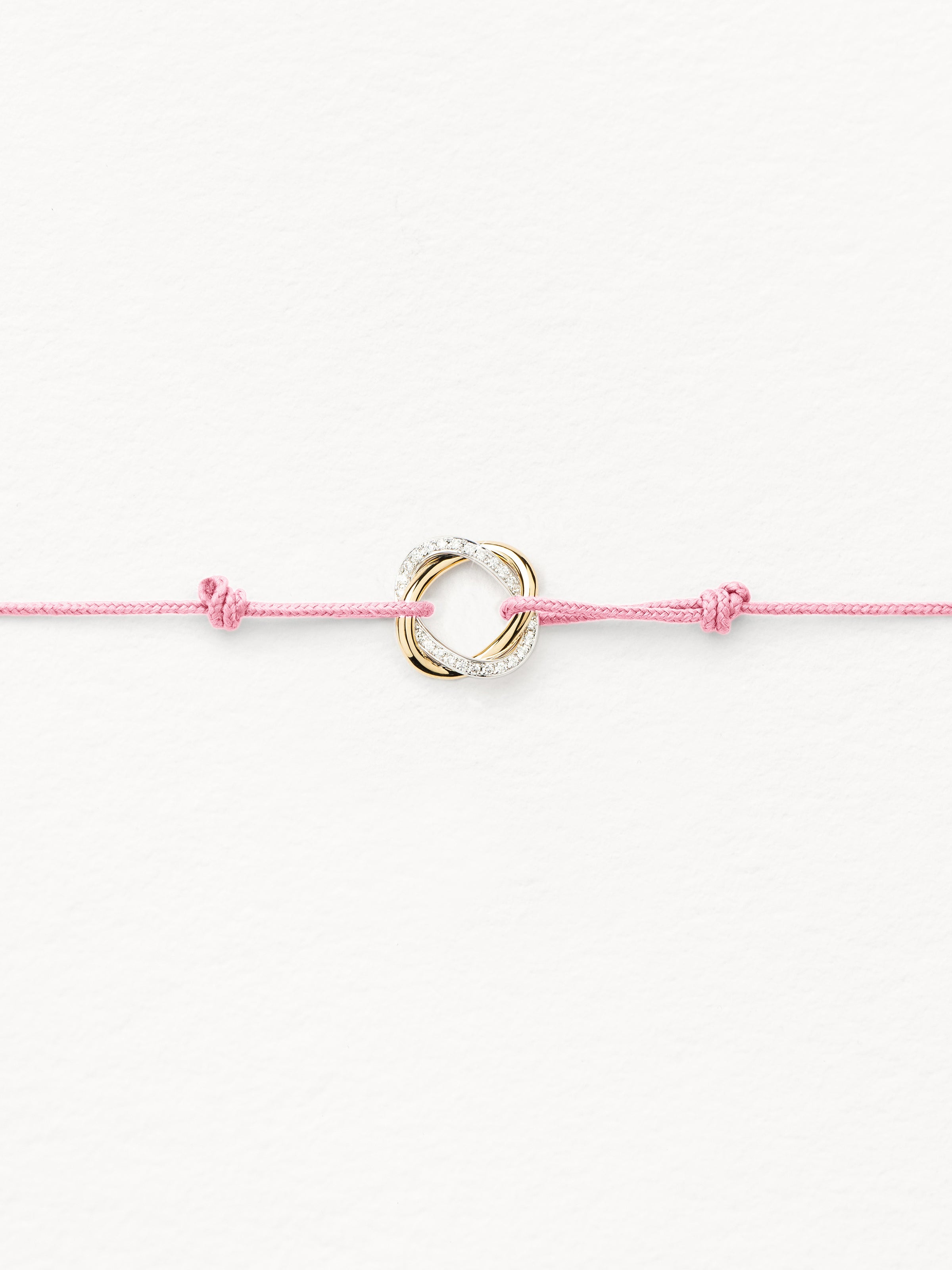 Cordon rose pâle