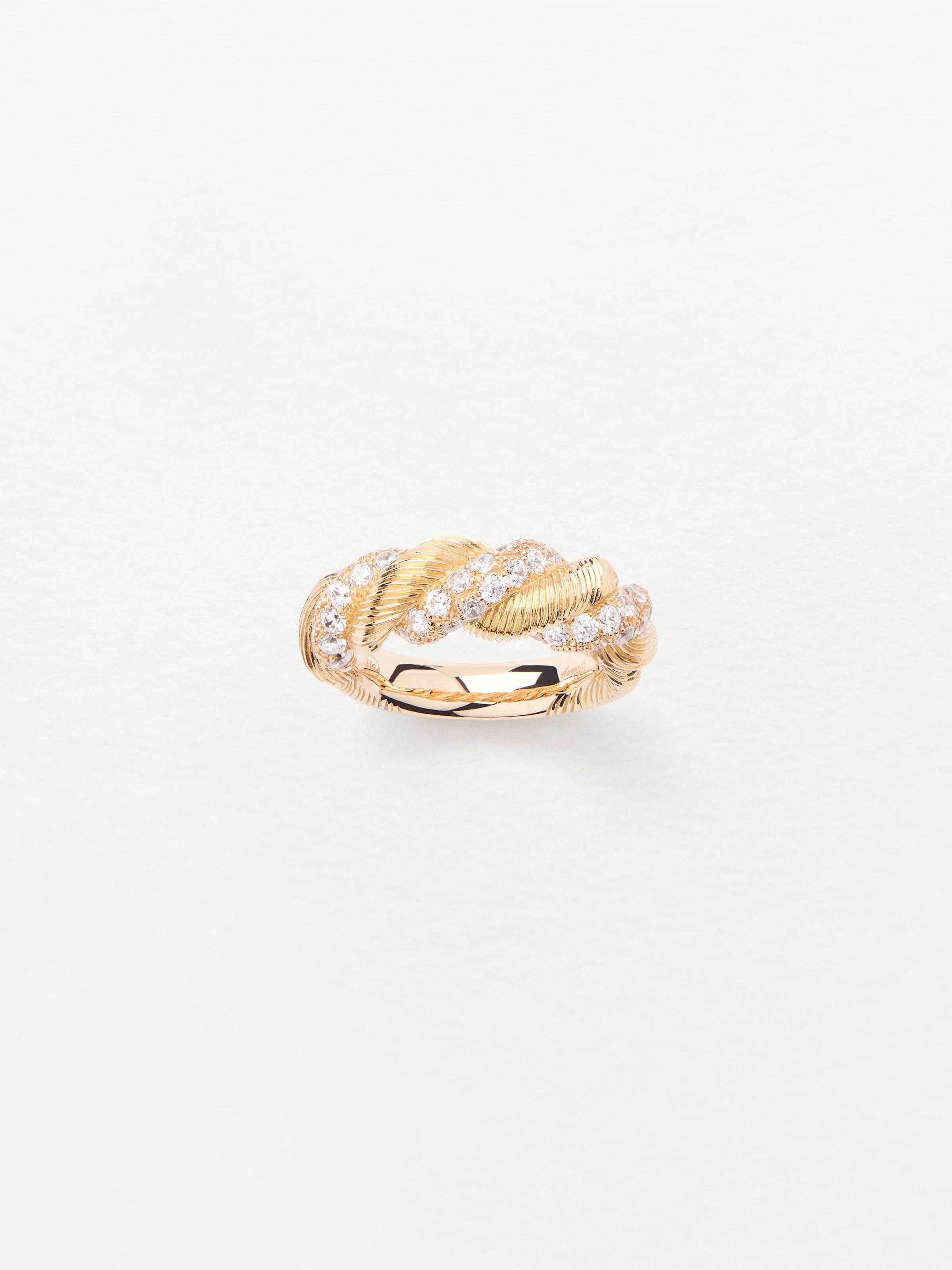 Bague Dune Or Jaune et Diamants Joaillerie Poiray – Poiray