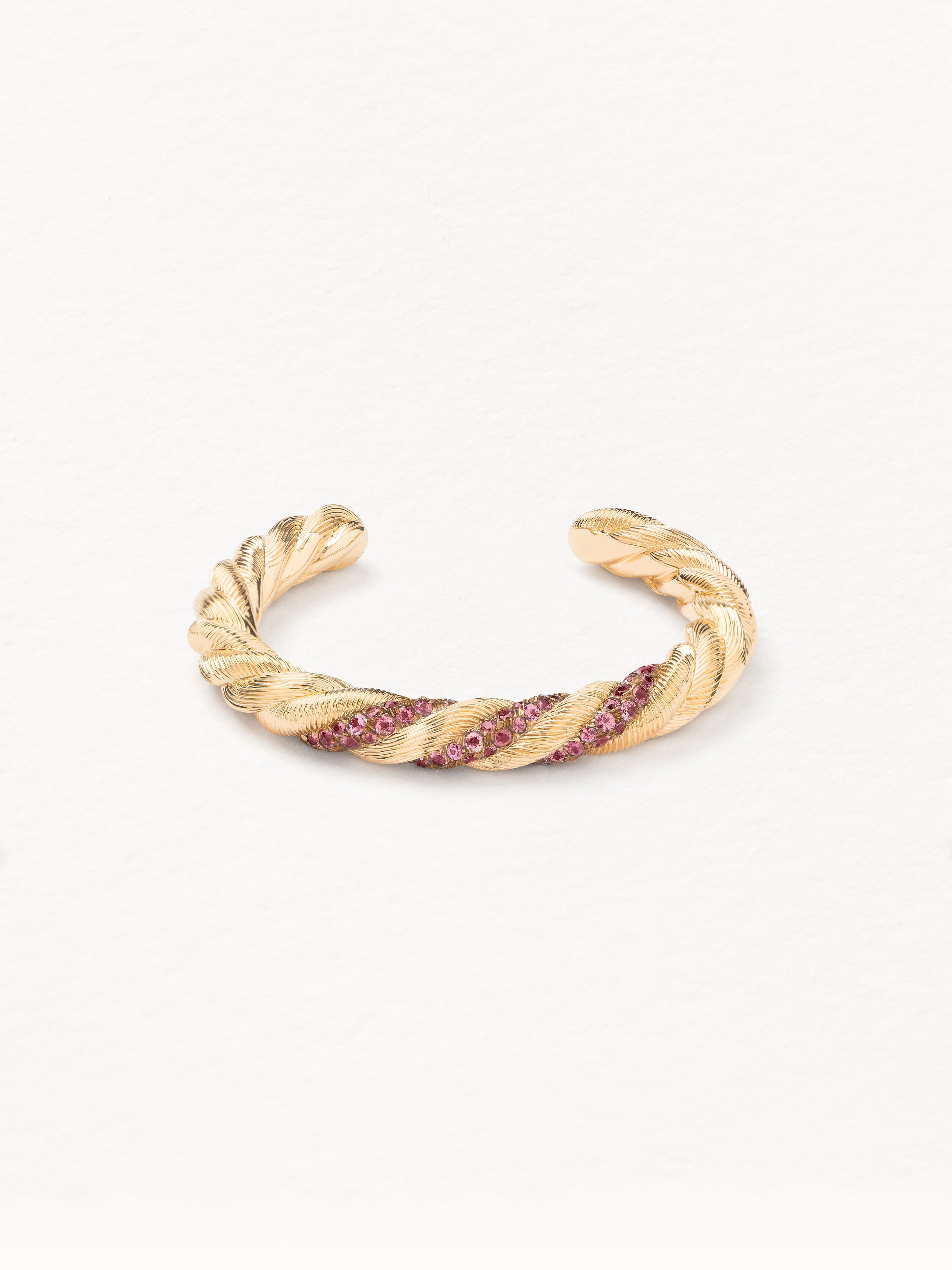 Bracelet Dune de Poiray Yellow gold Grenat Rhodolite Poiray