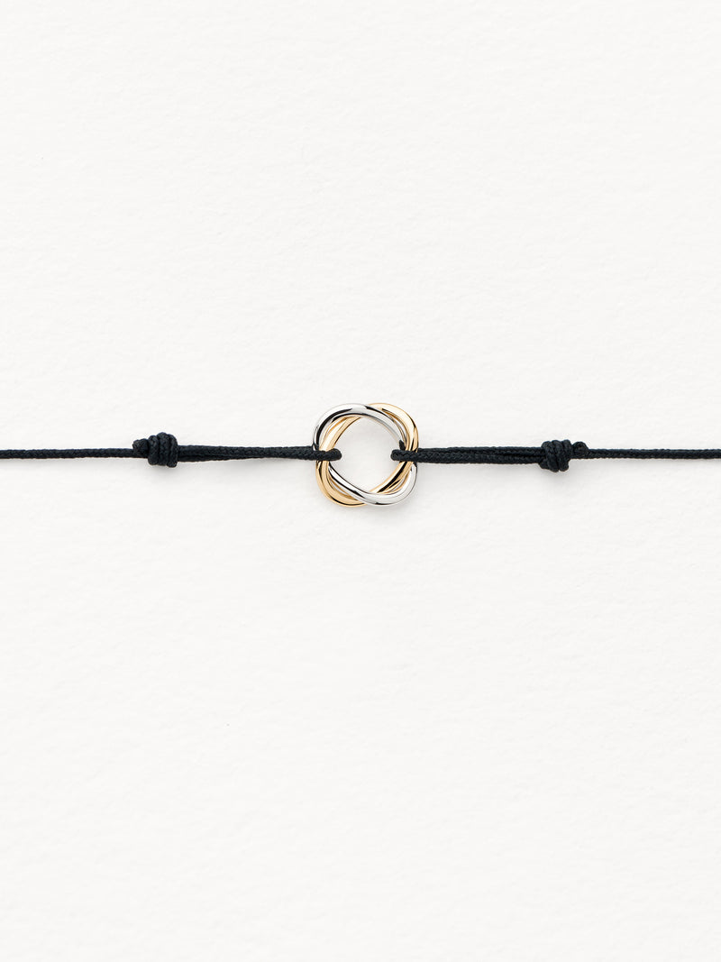 Bracelet cordon Pétale - Argent – Pérouse Paris