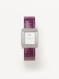 Purple Lizard Leather Strap
