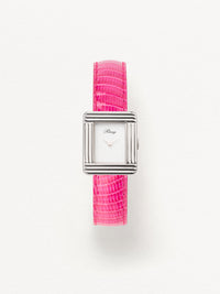 Fuchsia Lizard Leather Strap