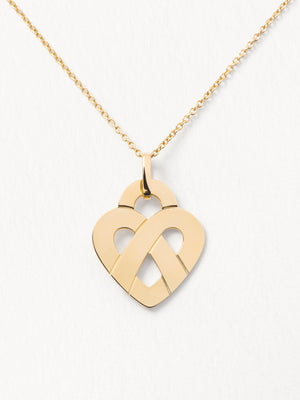 Collier Cœur Entrelacé