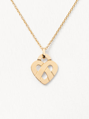 Collier Cœur Entrelacé