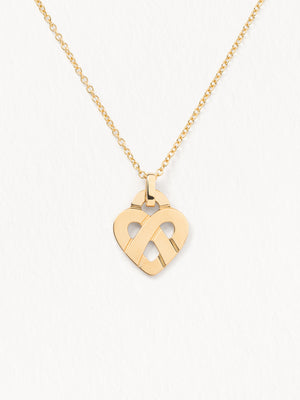 Collier Cœur Entrelacé