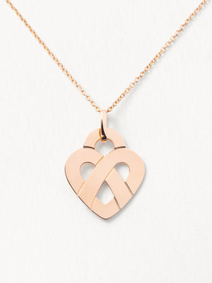 Collier Cœur Entrelacé