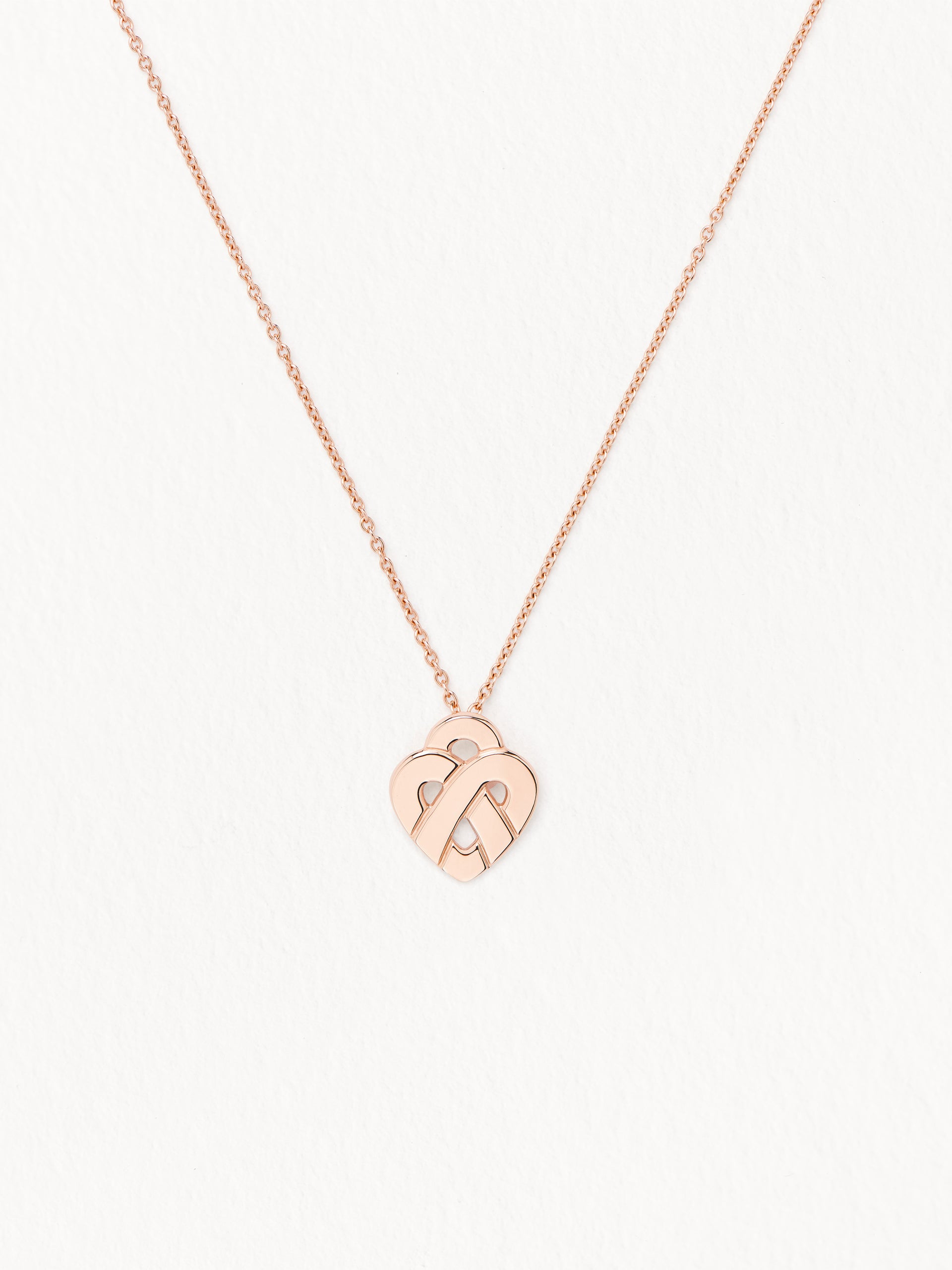 Collier Cœur Entrelacé Mini Or rose Mini 