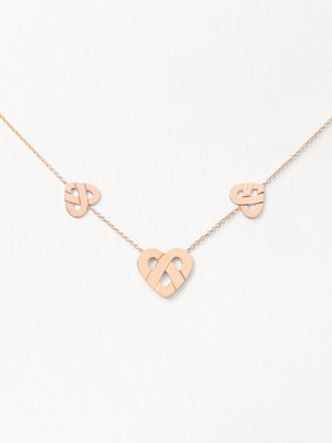 Collier Cœur Entrelacé