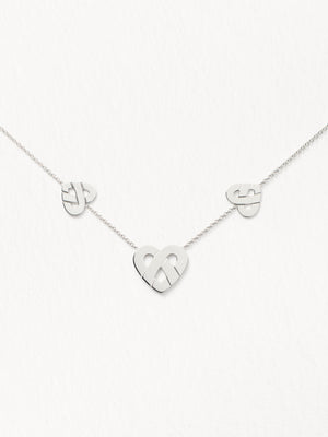 Collier Cœur Entrelacé