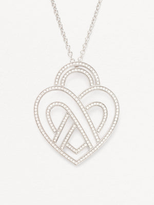Collier Cœur Entrelacé