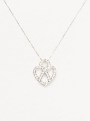 Collier Cœur Entrelacé