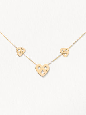 Collier Cœur Entrelacé