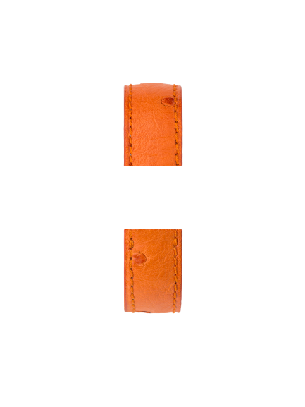 Orange / 15mm / Plaqué or jaune