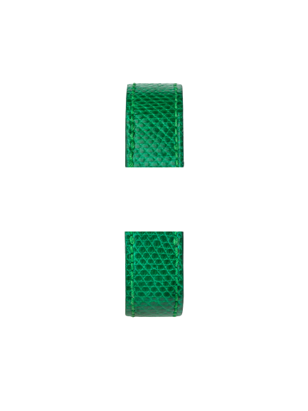 Vert émeraude / 15mm / Plaqué or jaune
